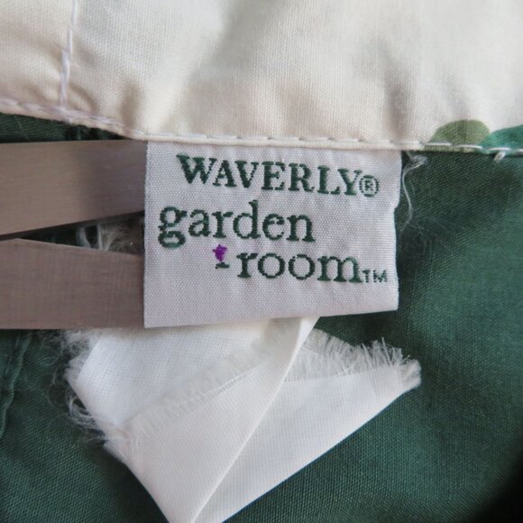 Vintage Waverly Garden Room Sweet Violets Curtain Valance 14" X 72" Unlined - Picture 6 of 8